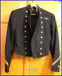 U. S. NAVY RESERVE 1920's LIEUTENANT EVENING DRESS, BLUE JACKET/BULLION CRESTS