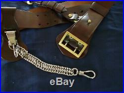 U. S. Officers Sam Brown Sword Belt Excellent