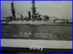 U. S. S. Arizona BB-39 / Aug. 22, 1921 / San Diego, Calif