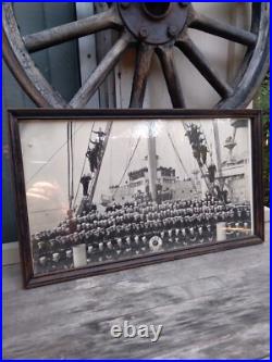 U. S. S. Vestal Officer & Crew Photo c 1934