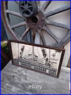 U. S. S. Vestal Officer & Crew Photo c 1934