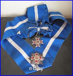 Ultra Rare Romania Order Of The Crown Grand Cross Set 2nd Model