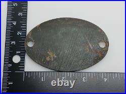 US Army 155mm Rock Island Arsenal Howitzer Carriage Brass Data Plate