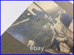 US Army Air Service Enlistment Tour Photograph Pilots Biplane Providence RI 1919