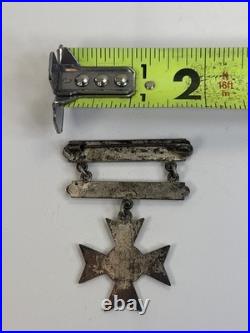 US Army Distinguished Sharpshooter Badge Medal Pin-Back Target Cross 120B86