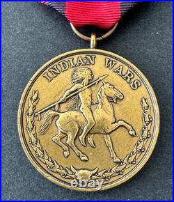 US Army Indian Campaign Medal Post-Indian Wars Service Commemorative