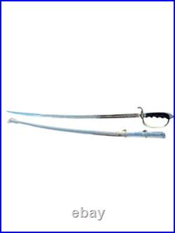 US Army Officers Sword Model 1902 WWI Etched Name Military Scabbard Germany