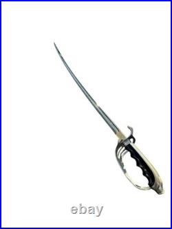 US Army Officers Sword Model 1902 WWI Etched Name Military Scabbard Germany