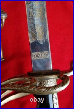 US Army PRESENTATION Sword To CAPTAIN M1850 Eagle Head Glass Eyes Antique