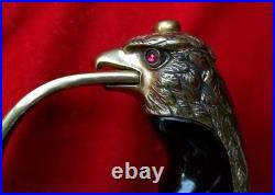 US Army PRESENTATION Sword To CAPTAIN M1850 Eagle Head Glass Eyes Antique