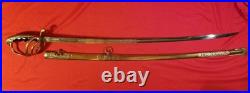 US Army PRESENTATION Sword To CAPTAIN M1850 Eagle Head Glass Eyes Antique