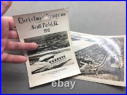 US Army TC-5 Zeppelin Airship Program 1933 Scott Field IL Real Photograph Lot 2