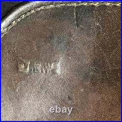 US Army WWII Motorcycle Leather Satchel Vintage Dispatch Map Case 1938 Bag JQMD