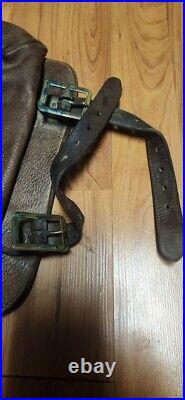 US Cavalry M1936 Cantle Bag for Officers Saddle WithLiner Marked US J. Q. M. D 1938