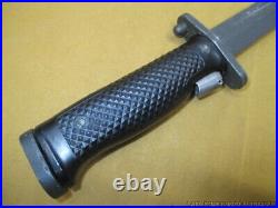 US MI Garand Bayonet Marked US M5A1 with Scabbard