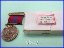 US Marine Corps Good Conduct Medal Numbered with Original Box