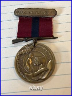 US Marine Corps Good Conduct Medal -named and dated 1920-1923