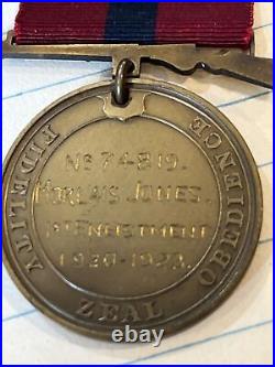 US Marine Corps Good Conduct Medal -named and dated 1920-1923