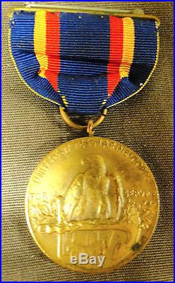 US Marine Corps Yangtze Medal M. No. 1479