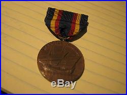 US Marine Corps Yangtze Service Medal marked M. No. 1982 on rim