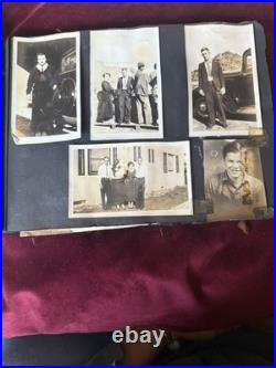 US NAVY USS Pennsylvania LEATHER ALBUM 280 Photos & RPPC Sailors & USS Oklahoma