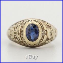 US Naval Academy sweetheart ring By Bailey Banks and Biddle 14K Class Of 1925