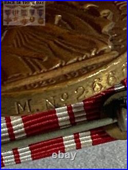 US Navy 2nd Nicaraguan Campaign M. No. 2666 Split Brooch Full Size Medal
