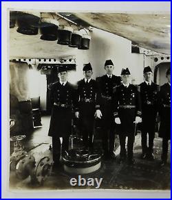 US Navy China Service Destroyer USS Rizal Crew A Fong Photographer Chefoo 1920s