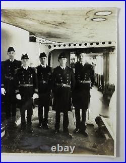 US Navy China Service Destroyer USS Rizal Crew A Fong Photographer Chefoo 1920s