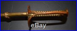 US Navy Officers Model 1852 Sword & Knot Scabbard Engraved & Name Inscribed