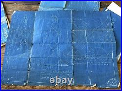 US Navy Parachute Blueprint Designs 1922 Original Historic