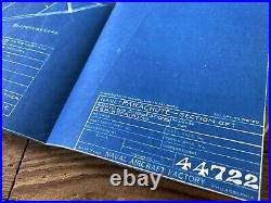 US Navy Parachute Blueprint Designs 1922 Original Historic