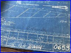 US Navy Parachute Blueprint Designs 1922 Original Historic