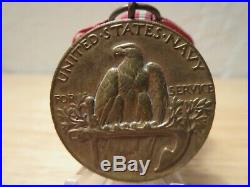 US Navy Second Nicaraguan Campaign Medal M. No. 7070 1926-1930 Plus Bars 2nd-5th