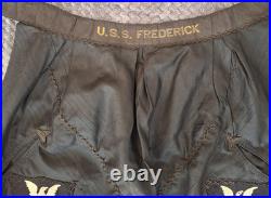 US Navy WW1 Era Rare Sweet Heart Apron from USS Frederick/Armored Cruiser(ACR-8) US Navy WW1 Era Rare Sweet Heart Apron from USS Frederick/Armored Cruiser(ACR-8)