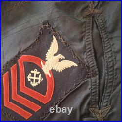 US Navy WW1 Era Rare Sweet Heart Apron from USS Frederick/Armored Cruiser(ACR-8)