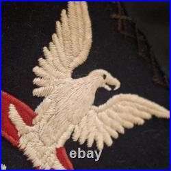 US Navy WW1 Era Rare Sweet Heart Apron from USS Frederick/Armored Cruiser(ACR-8)