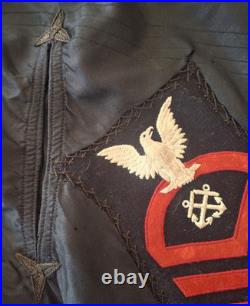 US Navy WW1 Era Rare Sweet Heart Apron from USS Frederick/Armored Cruiser(ACR-8)