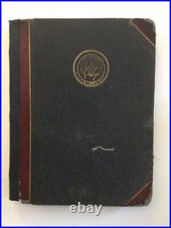 US Navy handwritten Medical notebook, 1919 Tufts University, Physiology, Sailor
