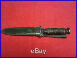 US WWI & WWII M3 Utica Fighting Knife WithScabbard
