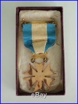 USA Army Of The Potomac Society Badge Medal. Made In Gold. Boxed. Rare! Mint