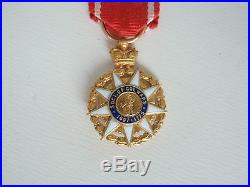 USA Colonial Wars Society Badge Miniature Medal. Made In Gold. Vf+