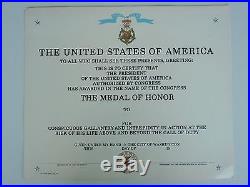 USA Medal Of Honor Document For Air Force. Not Awarded. Original. Very Rare