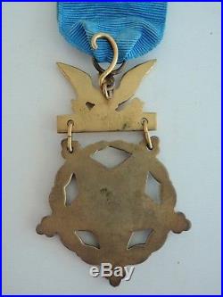 USA Medal Of Honor For Army. Type 4 With Full Cravat Not Named. Original! Rare