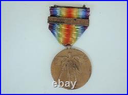 USA WWI VICTORY MEDAL With GRAND FLEET BAR. VF+