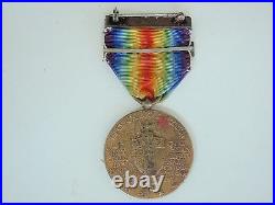 USA WWI VICTORY MEDAL With GRAND FLEET BAR. VF+