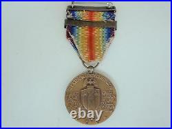 USA WWI VICTORY MEDAL With SUBMARINE CHASER BAR. VF+