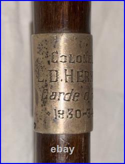 USMC Garde d Haiti Swagger Stick Marine General WWI DSC WW2 Iwo Jima NC