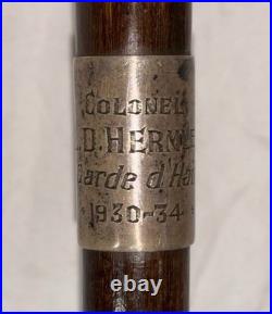 USMC Garde d Haiti Swagger Stick Marine General WWI DSC WW2 Iwo Jima NC