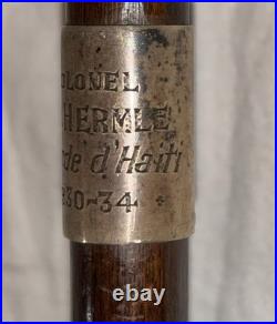 USMC Garde d Haiti Swagger Stick Marine General WWI DSC WW2 Iwo Jima NC